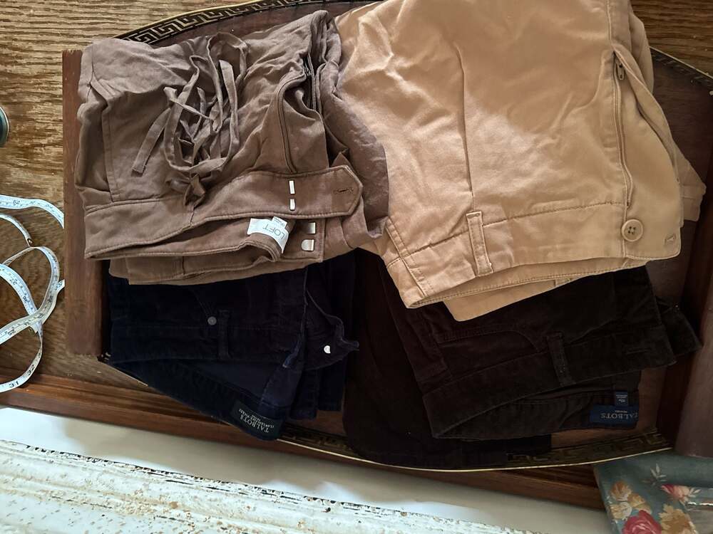 Lot of 4 Talbots 10 Petite Pants